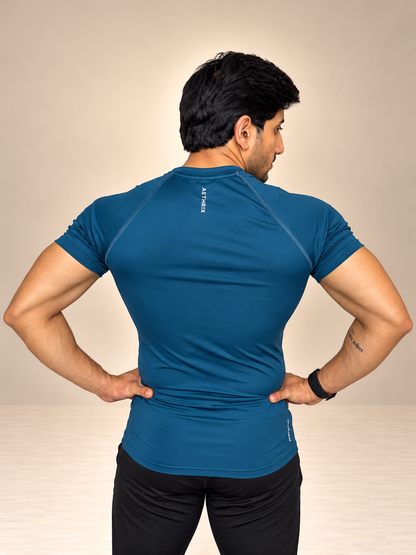 Aethrix Core Compression Training Tee (Airforce)