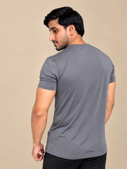 AETHRIX WaffleFlex T-Shirt – Slate