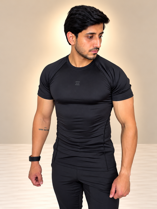 Aethrix Core Compression Training Tee (Black)