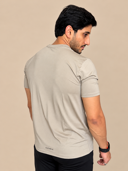 AETHRIX WaffleFlex T-Shirt – Beige