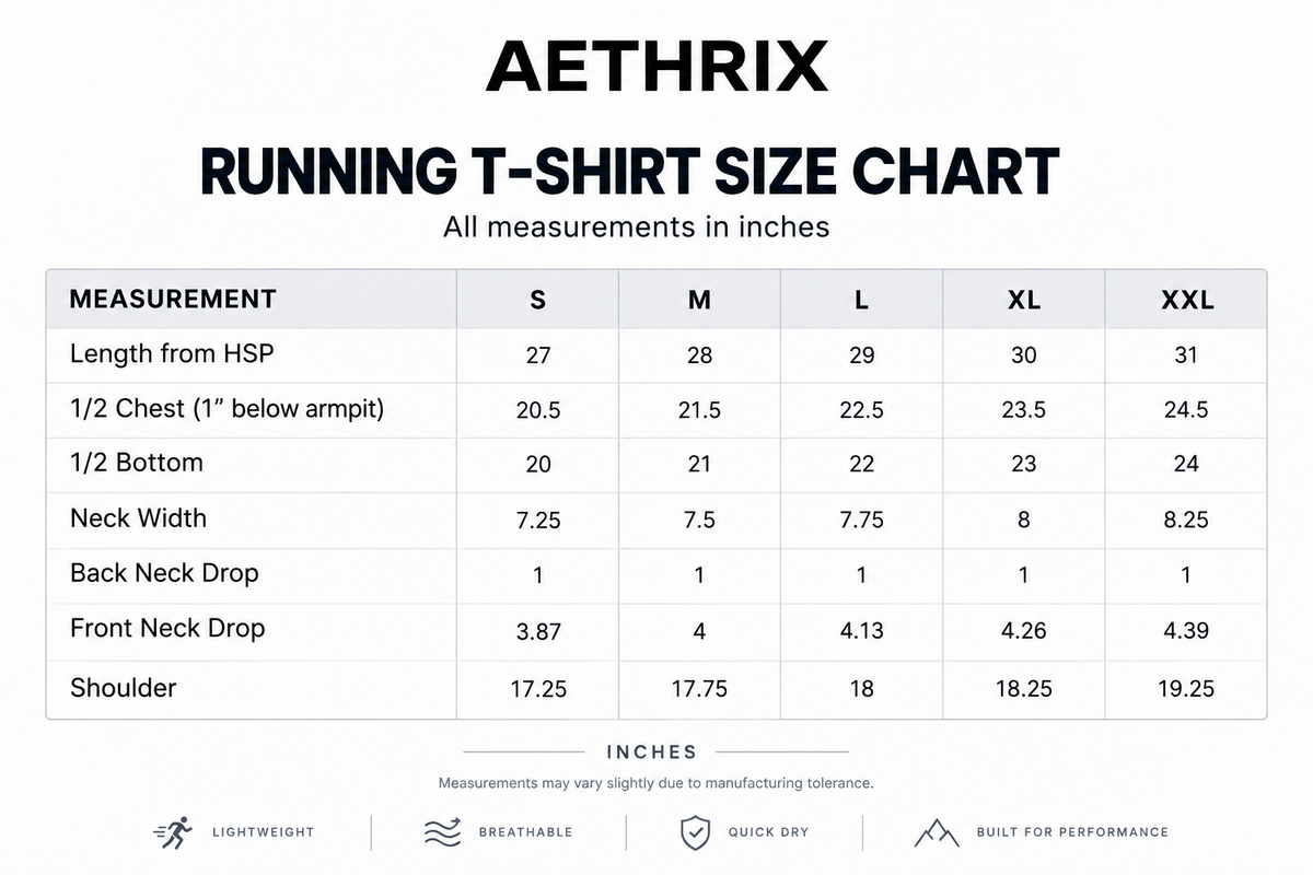 AETHRIX Performance Ribbed Training T-Shirt