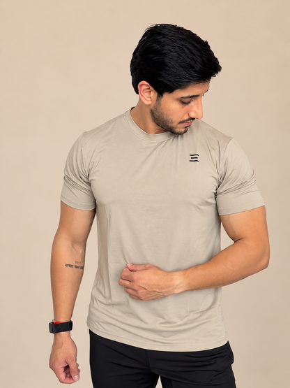 AETHRIX WaffleFlex T-Shirt – Beige