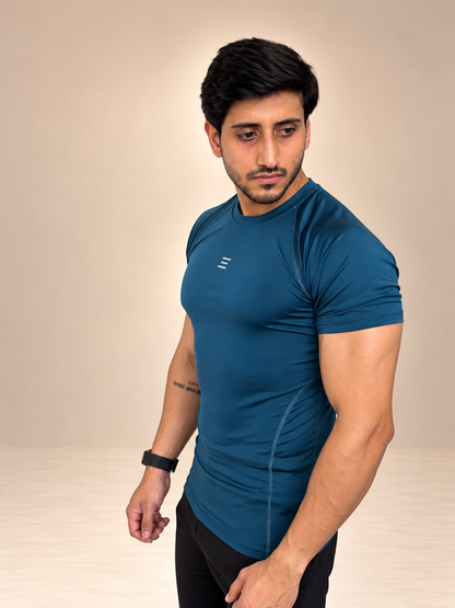 Aethrix Core Compression Training Tee (Airforce)